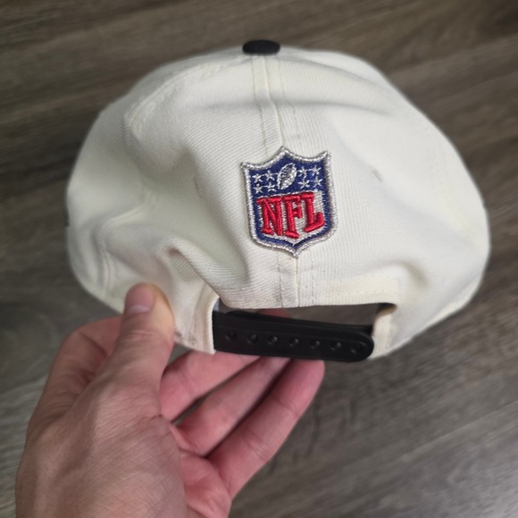 New Era OSFM 9FIFTY Snapback Hat Mens Cream NEW Super Bowl LVII Champions Chiefs - Picture 2 of 7